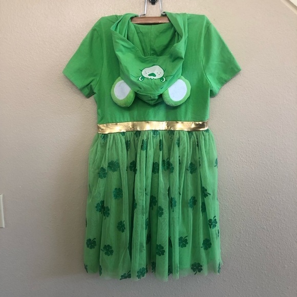 Care Bears Girls' Lucky St. Patrick's Day Tutú Dress NWT Size XL 14 - Picture 3 of 15